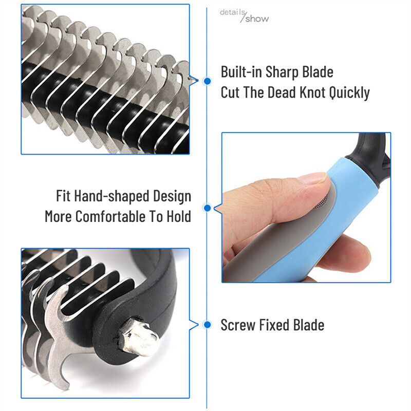 Double-Sided Grooming Brush