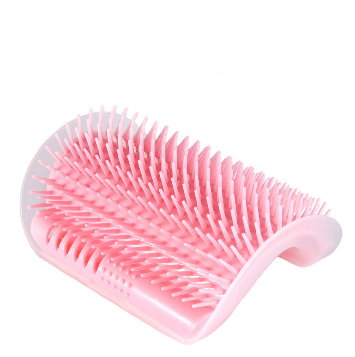 Self-Grooming Brush Wall Rubbing Device