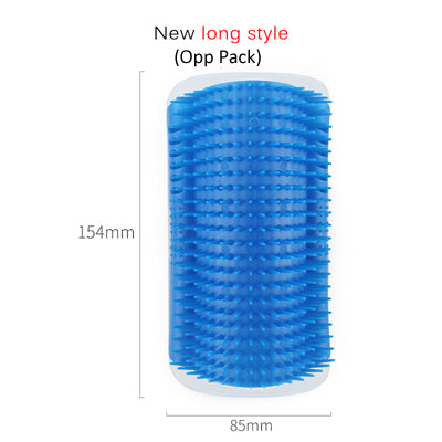 Self-Grooming Brush Wall Rubbing Device