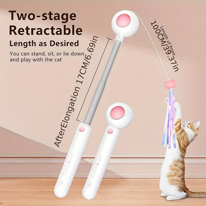 Retractable Teaser Stick Toy