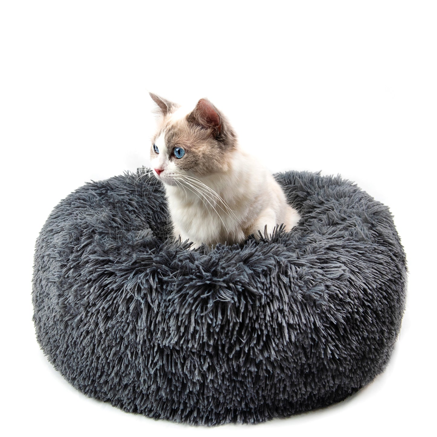 Round Plush Bed