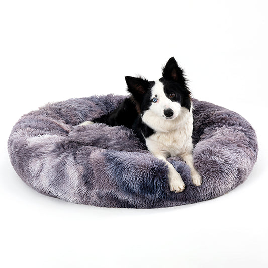 Warm Plush Donut Bed