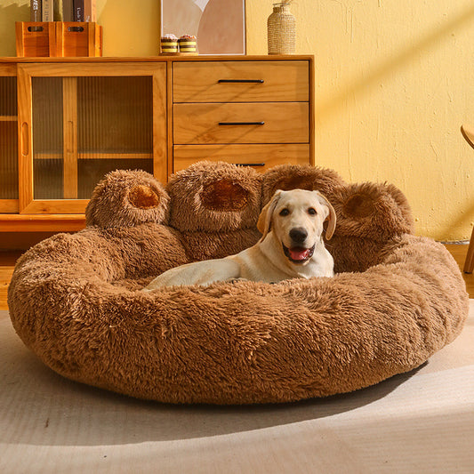 Round Bear Paw Bed