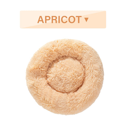 Warm Plush Donut Bed