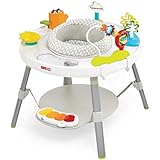 Skip Hop Baby Activity Center: Interactive Play Center with 3-Stage Grow-with-Me Functionality, 4mo+, Silver Lining Cloud
