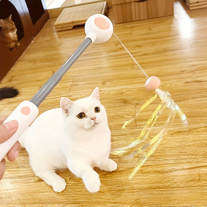 Retractable Teaser Stick Toy