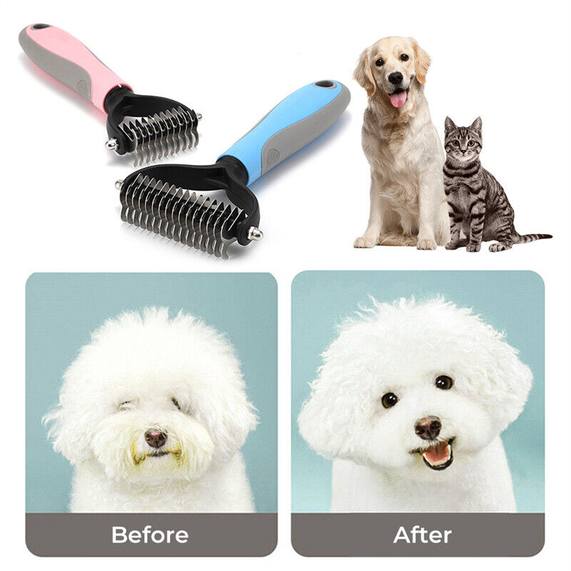 Double-Sided Grooming Brush