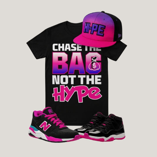 "Chase the Bag, Not the Hype" Streetwear Graphic Tee- Hustle Mindset Edition- SoleMate Tees