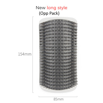 Self-Grooming Brush Wall Rubbing Device