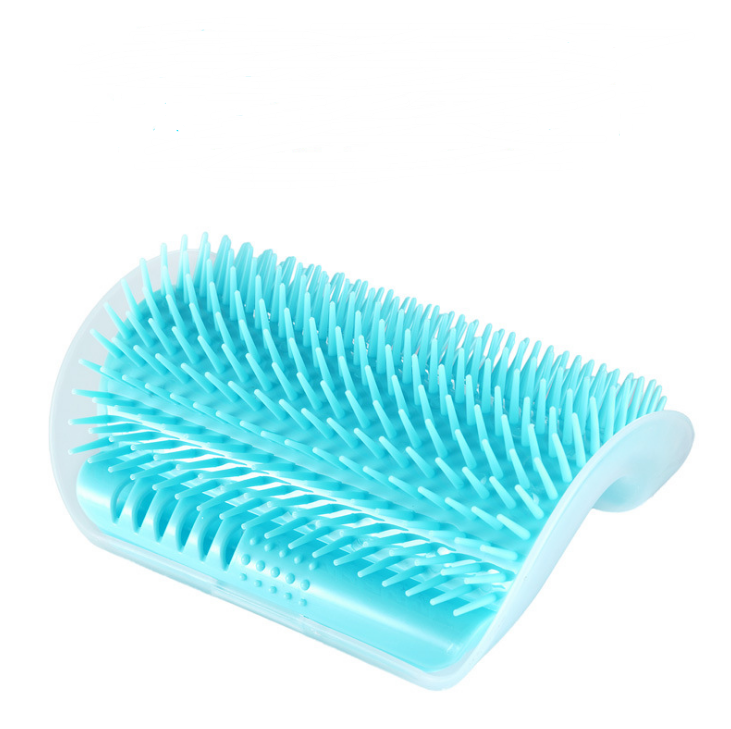 Self-Grooming Brush Wall Rubbing Device