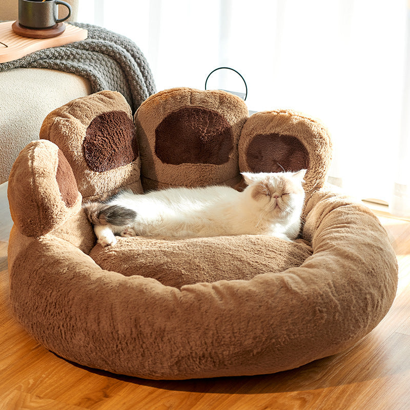 Round Bear Paw Bed