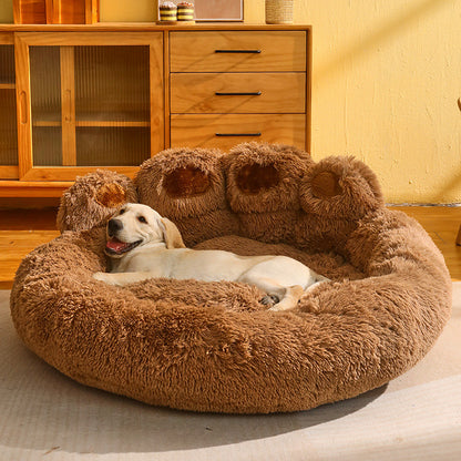 Round Bear Paw Bed