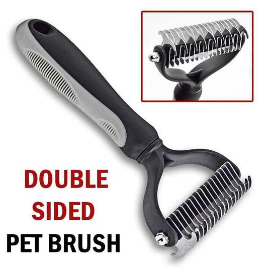 Professional 2-Comb Shedding Brush