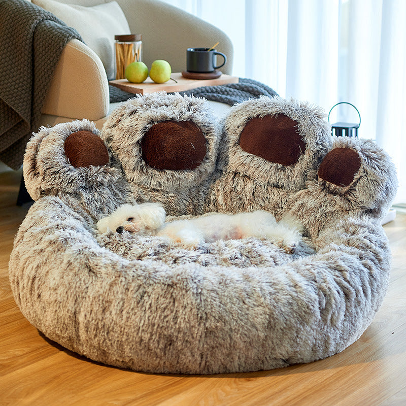 Round Bear Paw Bed