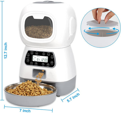 Automatic Dispenser with Stainless Steel Bowl