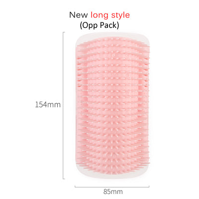 Self-Grooming Brush Wall Rubbing Device