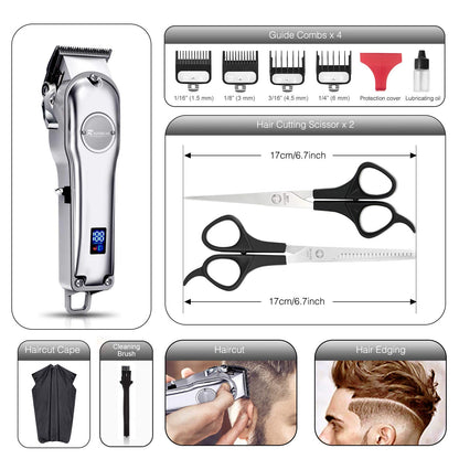 3-in-1 Waterproof Hair Trimmer