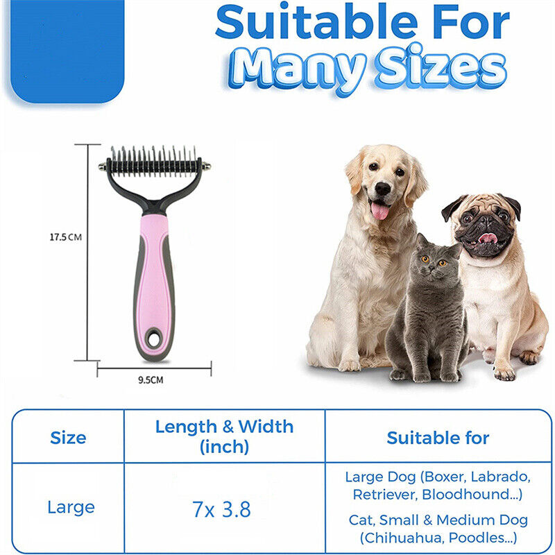 Double-Sided Grooming Brush