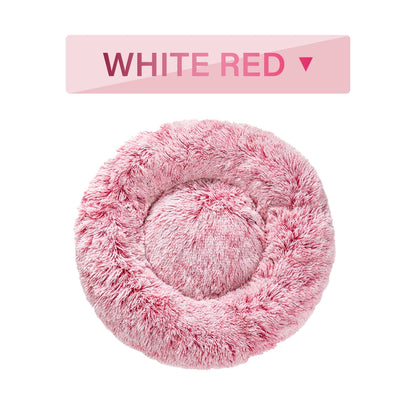 Warm Plush Donut Bed