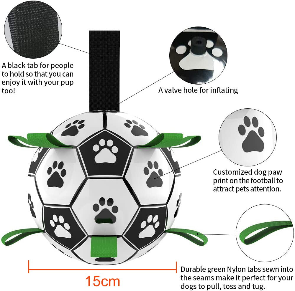 Outdoor Training Chew Ball with Tabs